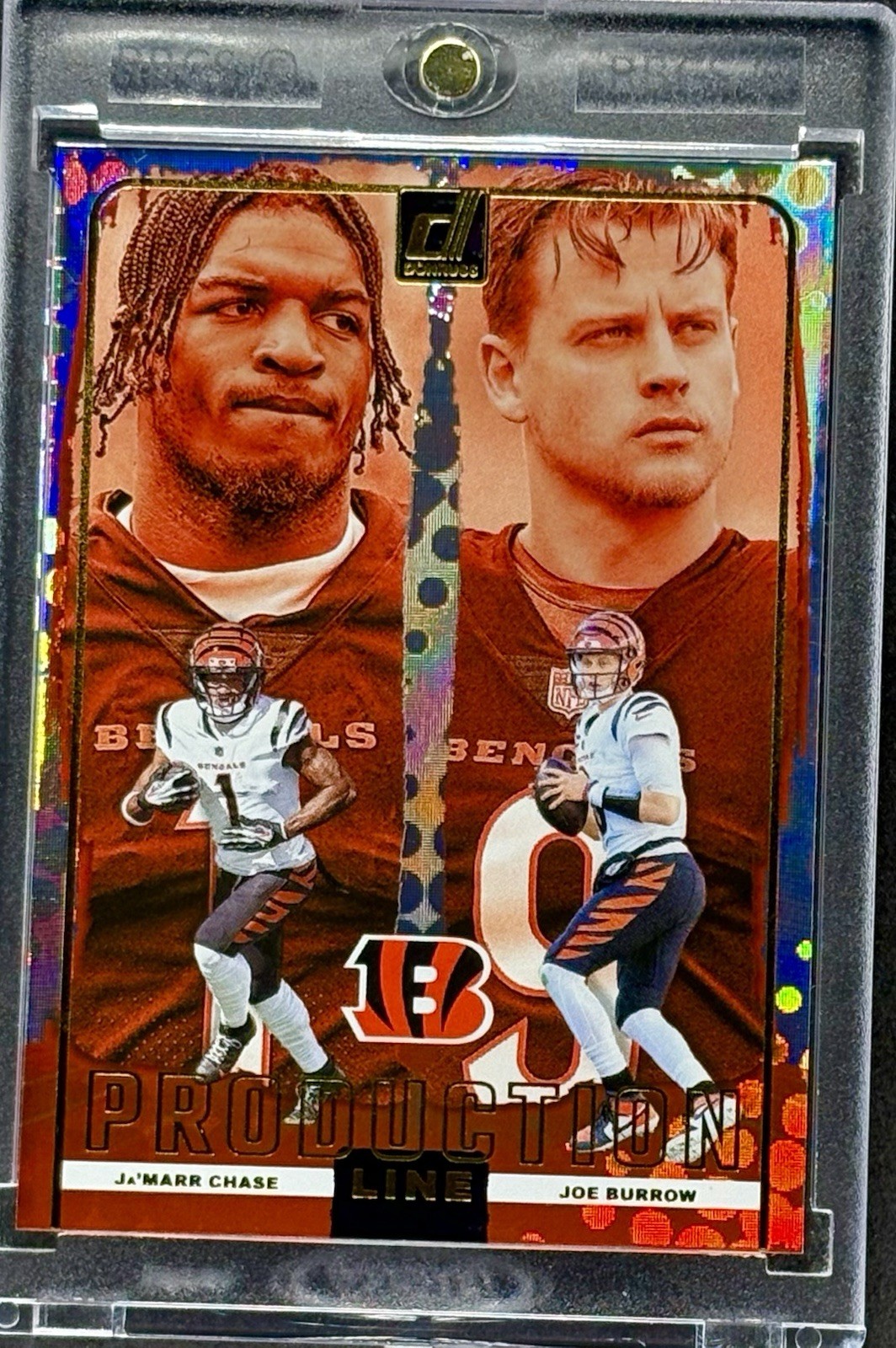 Ja’Marr Chase Joe Burrow RARE DUAL REFRACTOR INVESTMENT CARD PANINI BENGALS MINT Ja’Marr Chase Joe Burrow RARE DUAL REFRACTOR INVESTMENT CARD PANINI BENGALS MINT