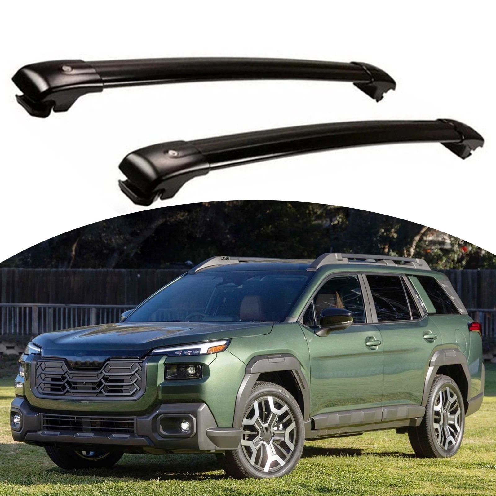 2Pcs Lockable Roof Rail Rack Cross Bar Crossbar Fit for Subaru Outback 2026 2027 2Pcs Lockable Roof Rail Rack Cross Bar Crossbar Fit for Subaru Outback 2026 2027