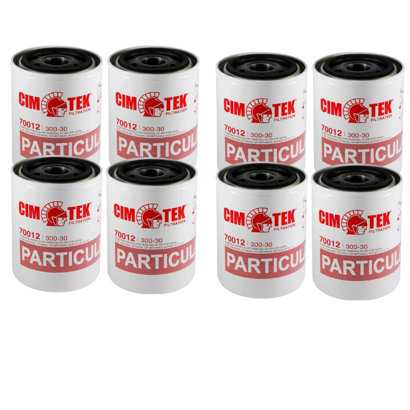 (8 Pack) Cim-Tek 70012 Dispenser Filter 300-30, 30 Micron Diesel NEW