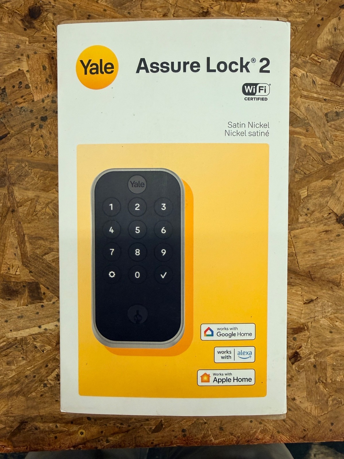 YALE ASSURE LOCK 2 - **NO WI-FI RECIVER** (YRD410-WF1-619)