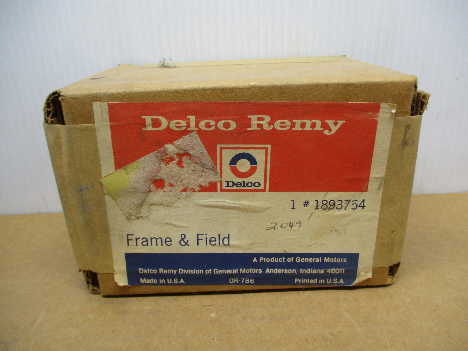 Delco Remy FRAME & FIELD 1893754 Delco Remy FRAME & FIELD 1893754