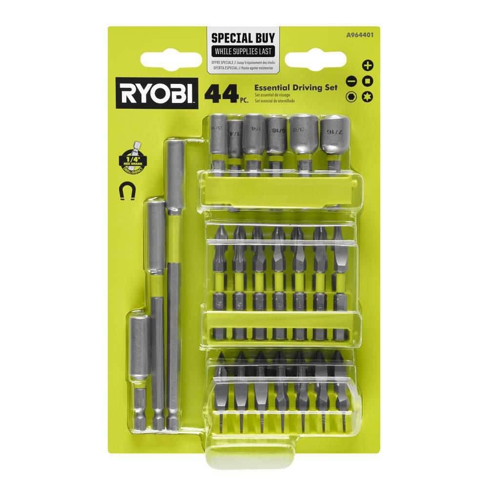 RYOBI Essentials Driving Set (44-Pieces)