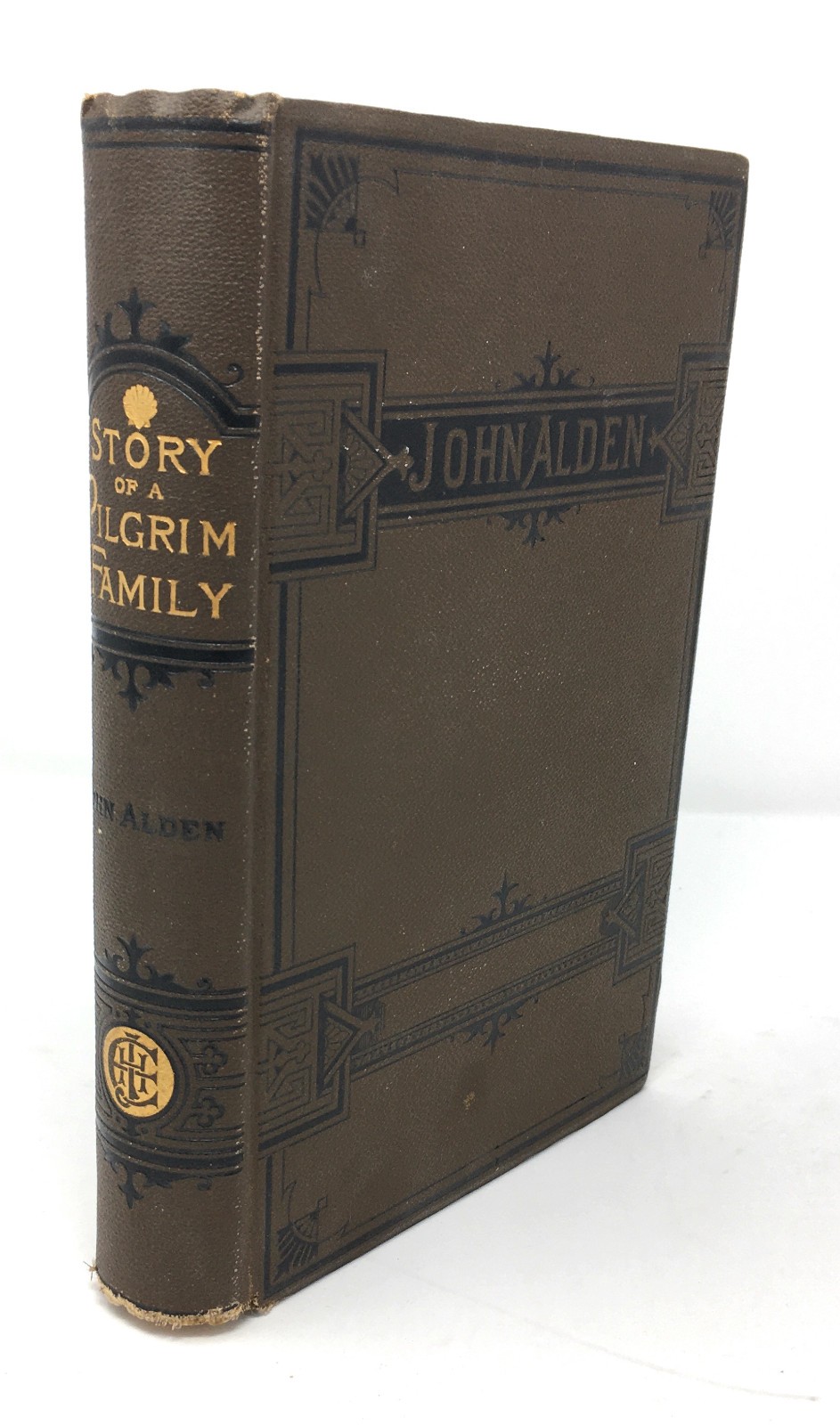 Story of a Pilgrim Family 1890 Rev John Alden Mayflower 1908 Gifford Inscription