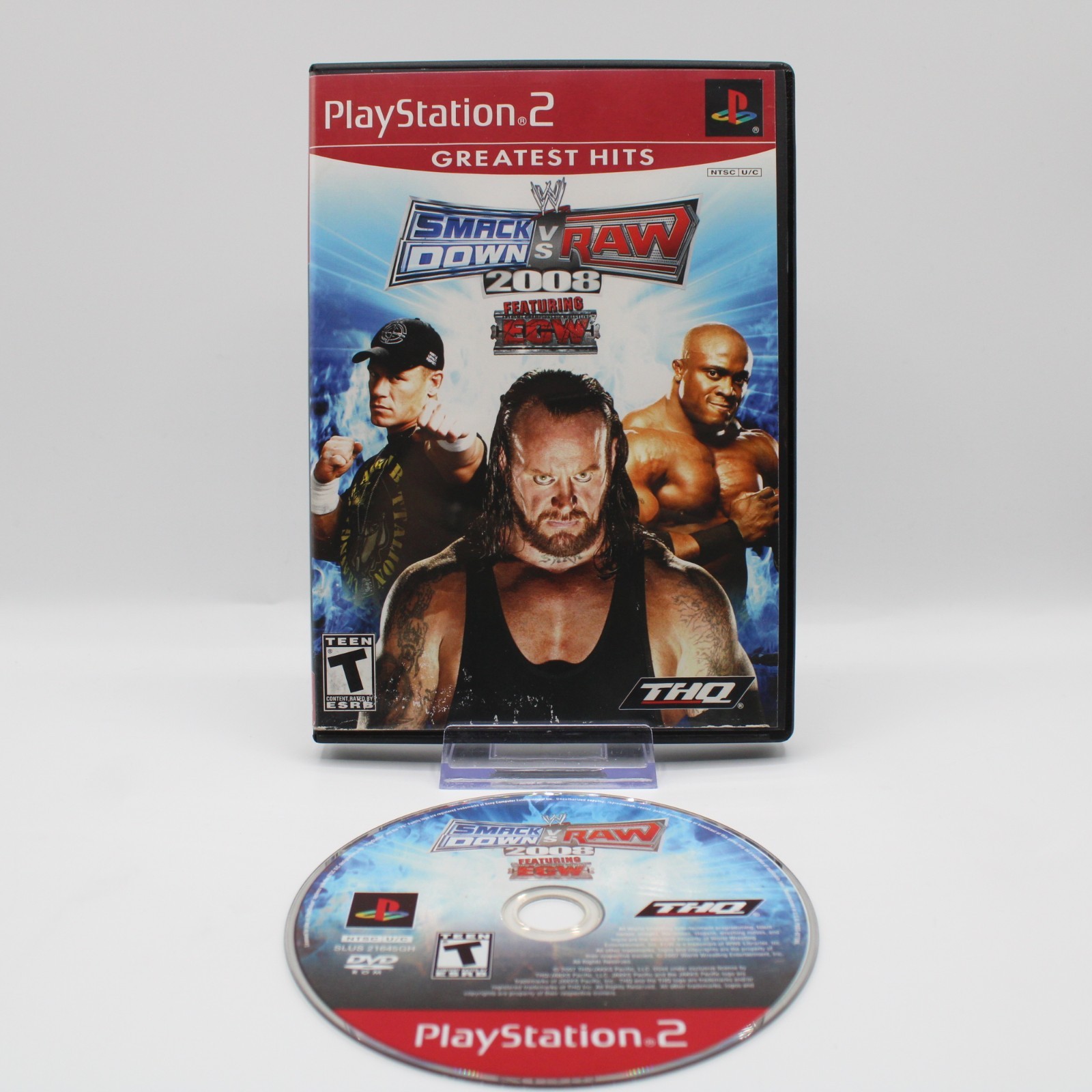 *Refurbished* WWE Smackdown VS Raw 2008 (PS2, 2007) - 1 Year Warranty