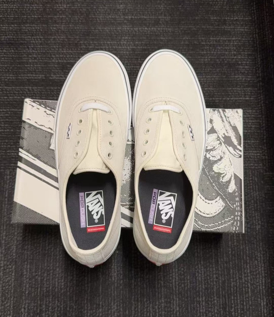 VANS Skate Authentic True White Men Sneaker Canvas Cushioned VN0A5FC8XQLSize10.5