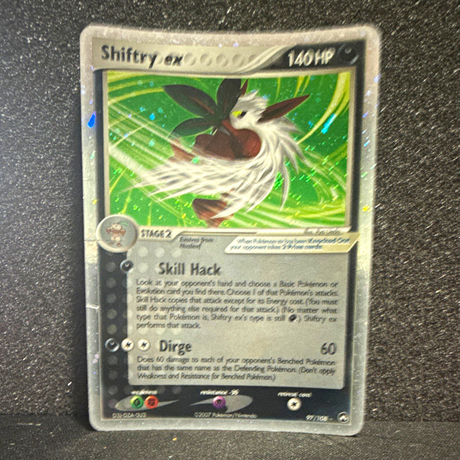 Nintendo Shiftry ex 97/108 EX Power Keepers Holo English 2007 140 HP Nintendo Shiftry ex 97/108 EX Power Keepers Holo English 2007 140 HP