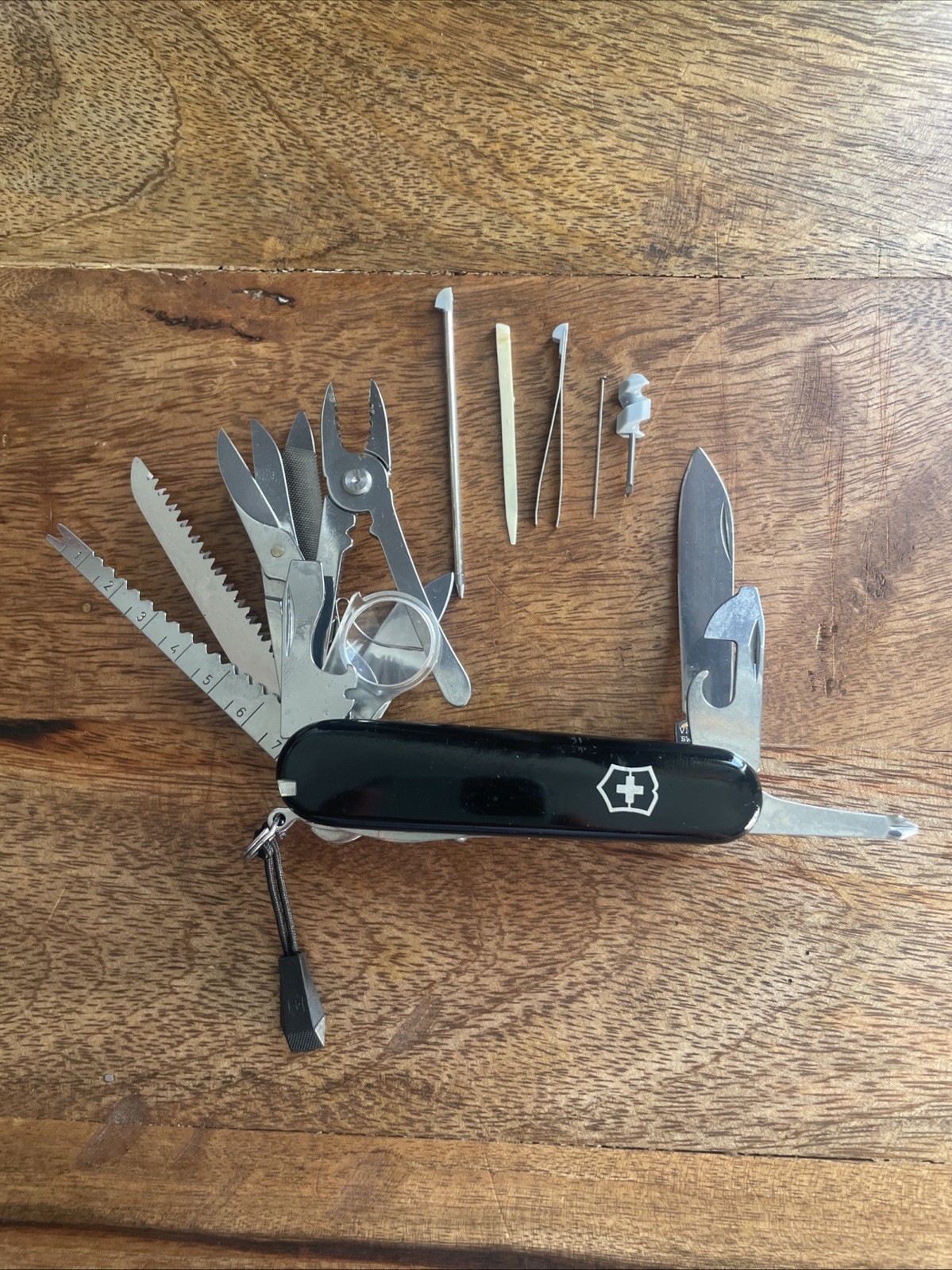 Victorinox Swiss Champ Black Swiss Army Knife 91mm Multi Tool SAK