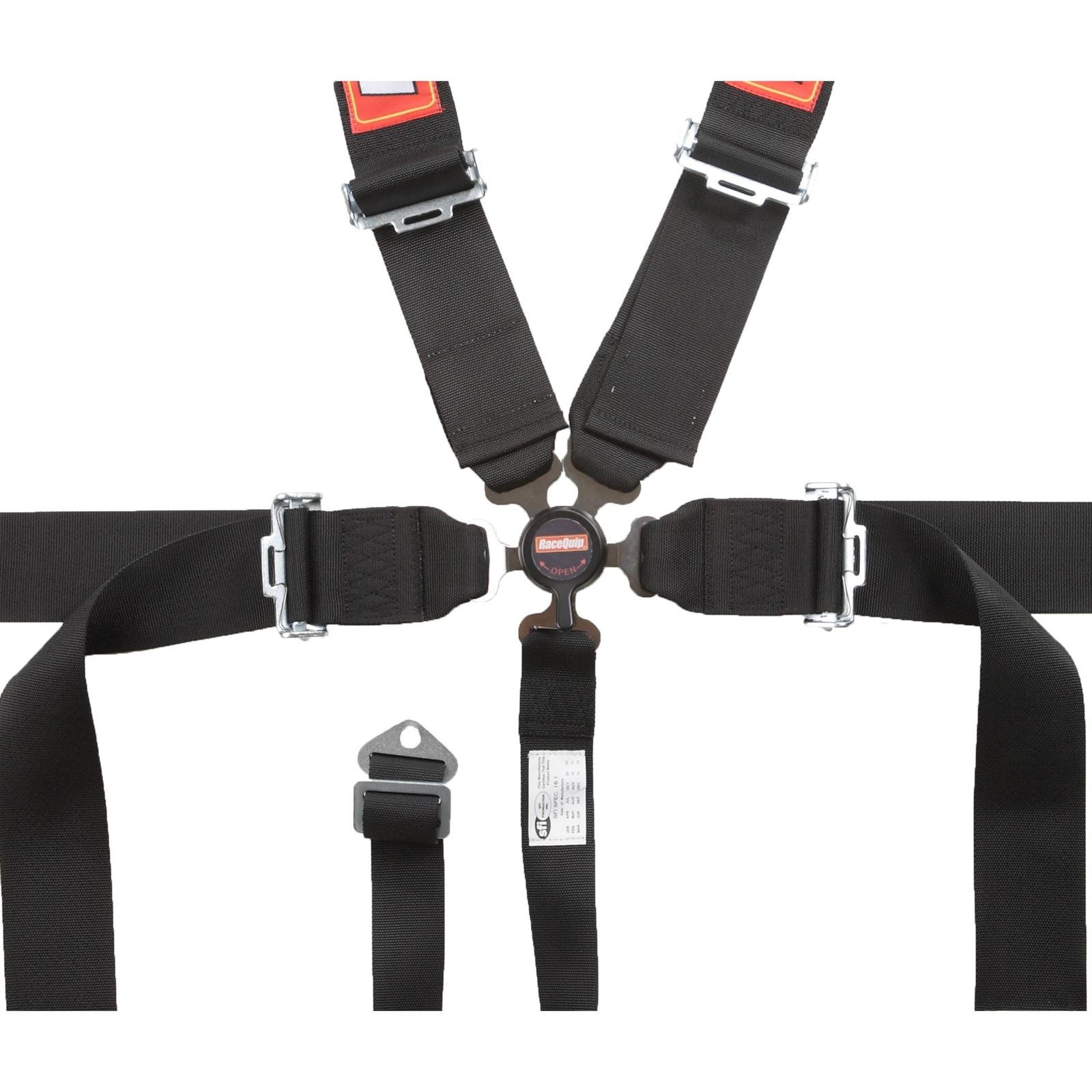 RaceQuip 741011RQP Camlock 5 Point Racing Harness, 3 Inch, Red