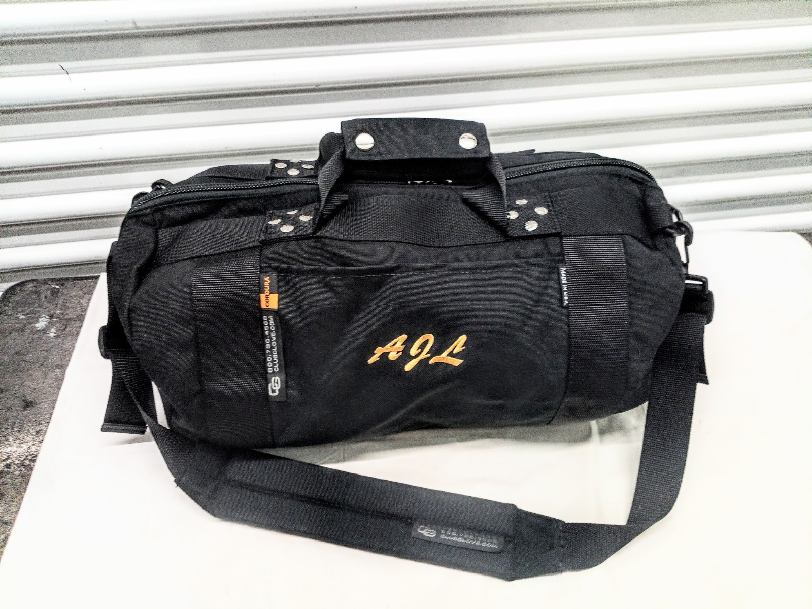 Club Glove Carry-On Duffle Travel Shoulder Bag Black- Durable Cordura.NWT Club Glove Carry-On Duffle Travel Shoulder Bag Black- Durable Cordura.NWT