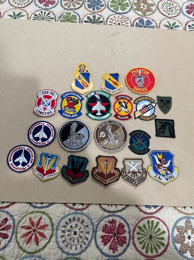 15 Vintage USAF and Army Patches 15 Vintage USAF and Army Patches