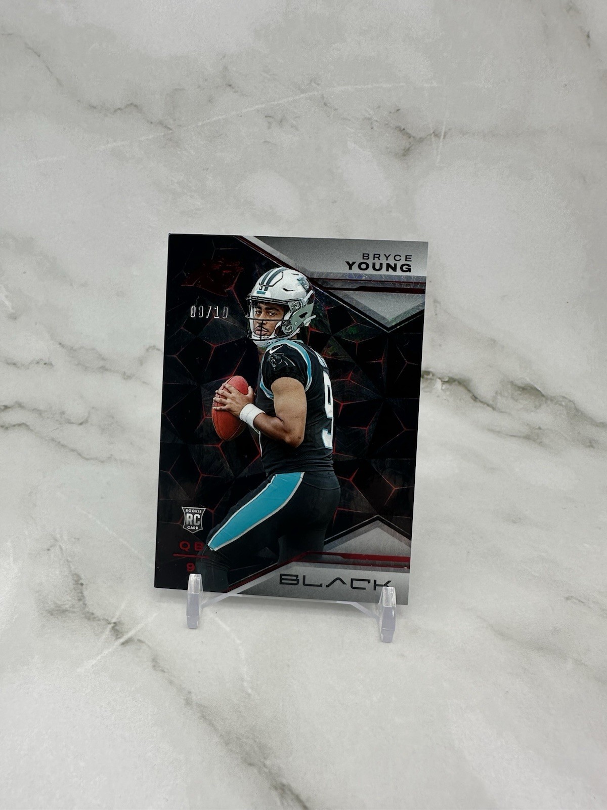 2023 Panini Black - Bryce Young - #200 Rookie Ruby /10 2023 Panini Black - Bryce Young - #200 Rookie Ruby /10