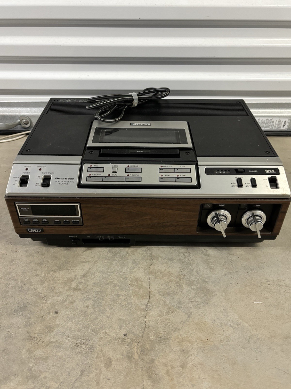 Sears 564.53060901 Top-Loading Betamax VTR Video Tape Recorder Betavision (1980)