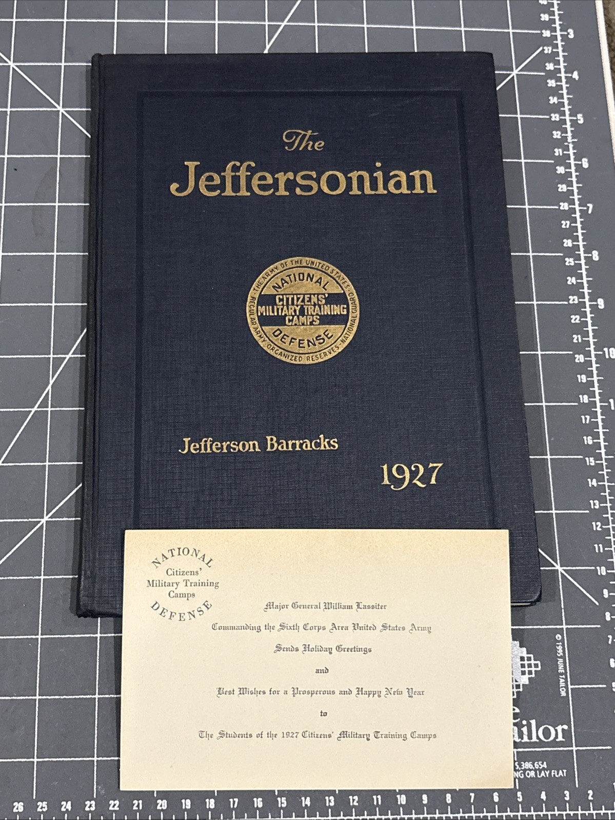 Jefferson Barracks, MO Jeffersonian 1927 6th Infantry With Holiday Card Jefferson Barracks, MO Jeffersonian 1927 6th Infantry With Holiday Card