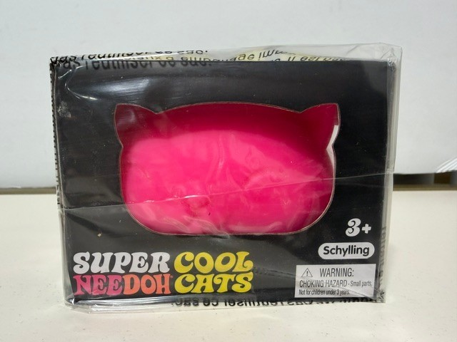 Schylling Needoh super cool cats authentic pink purple orange blue available NEW