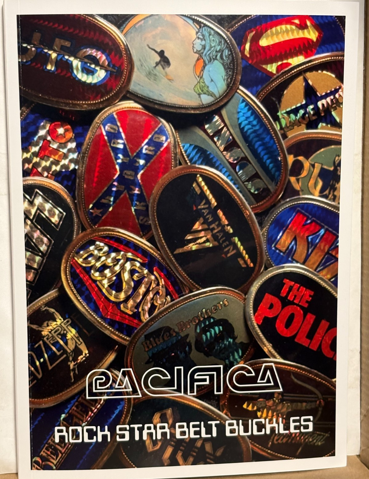PACIFICA COLLECTIBLE ROCK STAR BELT BUCKLE BUCKLES BOOK 158 PAGES -NEW