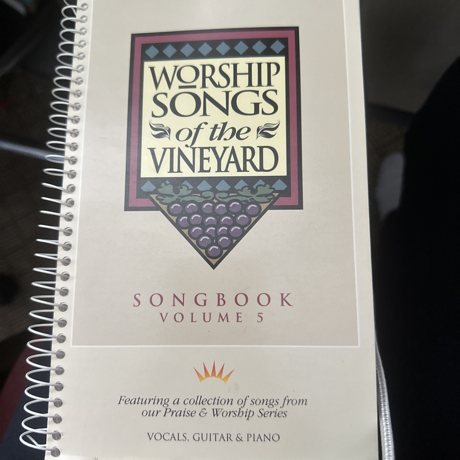 Worship Songs of the Vineyard Songbook Volume 5 Vocal Guitar Piano 1994 PB