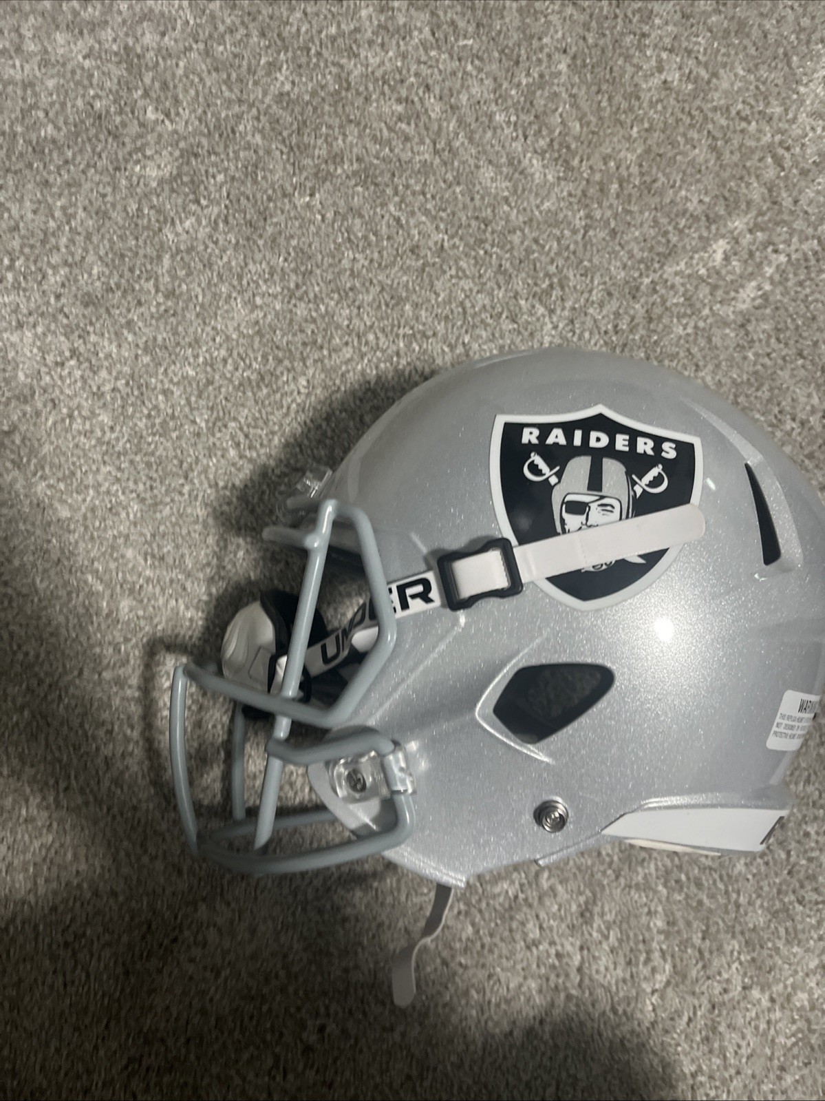 Riddell Oakland Raiders Full Size Authentic Football Helmet