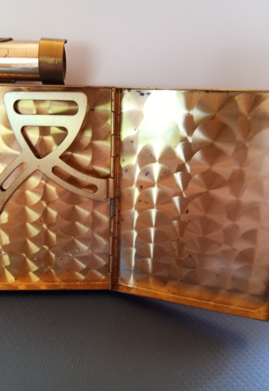 RARE VINTAGE 1940\'s WOVEN METAL COMPACT/EVENING BAG/PURSE RARE VINTAGE 1940\'s WOVEN METAL COMPACT/EVENING BAG/PURSE