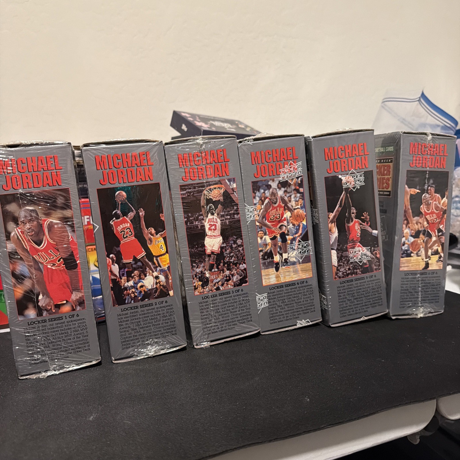 1991-92 Upper Deck Locker Series Michael Jordan NBA Sealed Box Set 1 - 6