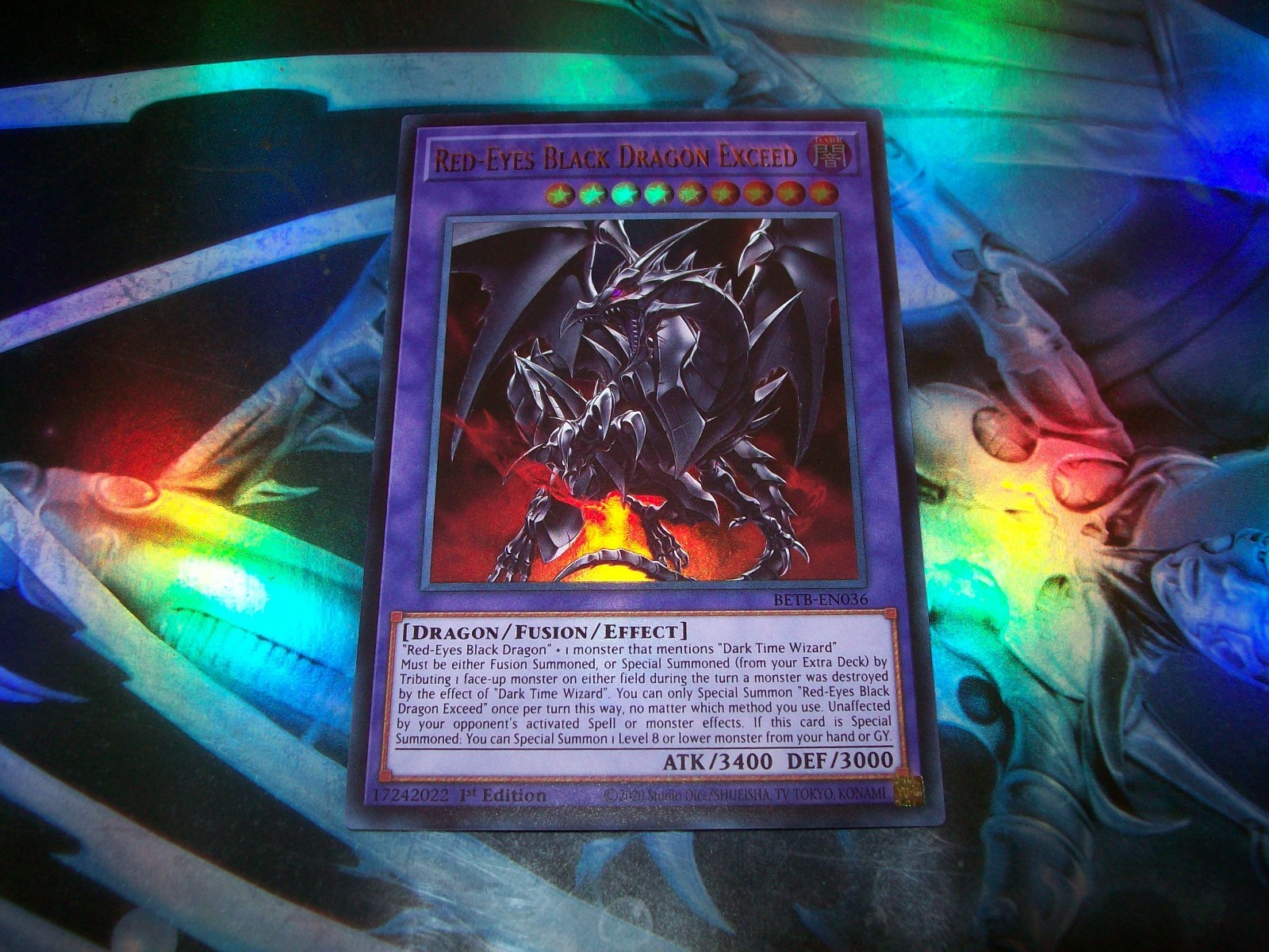 Red-Eyes Black Dragon Exceed 1st Edition Ultra Rare BETB-EN036 Yu-Gi-Oh Red-Eyes Black Dragon Exceed 1st Edition Ultra Rare BETB-EN036 Yu-Gi-Oh