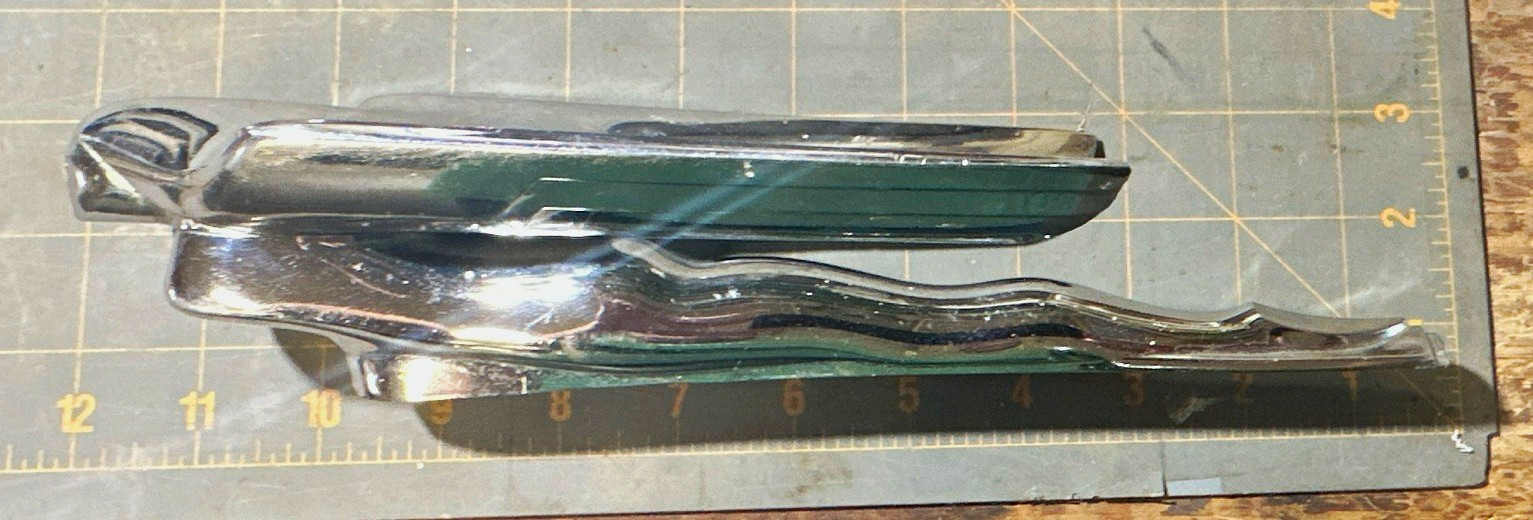 Vintage 1940s Chrome Nash Car Hood Ornament Winged Flying Lady Vehicle Emblem GC Vintage 1940s Chrome Nash Car Hood Ornament Winged Flying Lady Vehicle Emblem GC