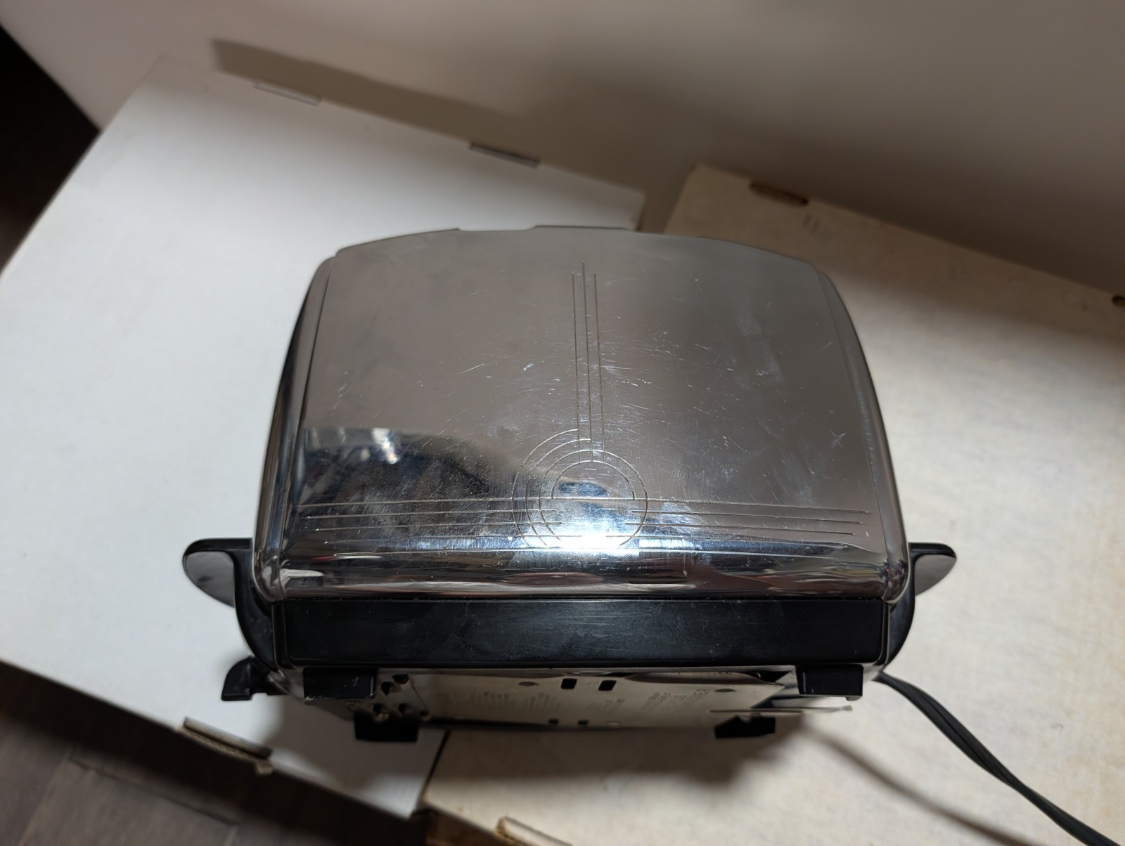 Vintage 50s Sunbeam Model T-20B Radiant Control Chrome Toaster Tested