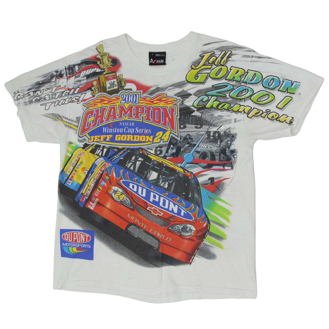 2001 Vintage Jeff Gordon Nascar Winston Cup Series AOP T-Shirt M
