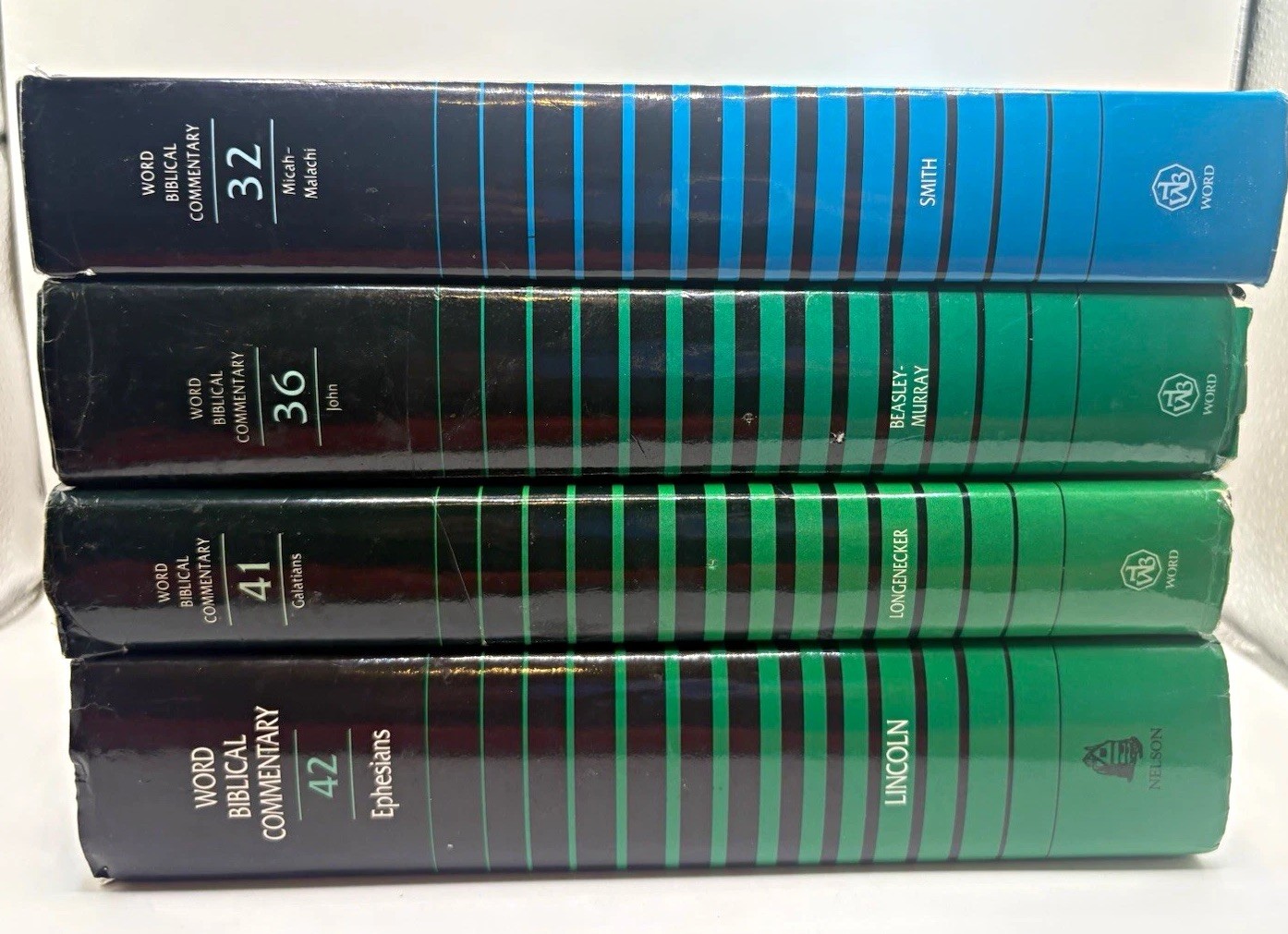 Word Biblical Commentary Hardcover Lot 4 w/ Dust Jackets Vol 32,36,41,42