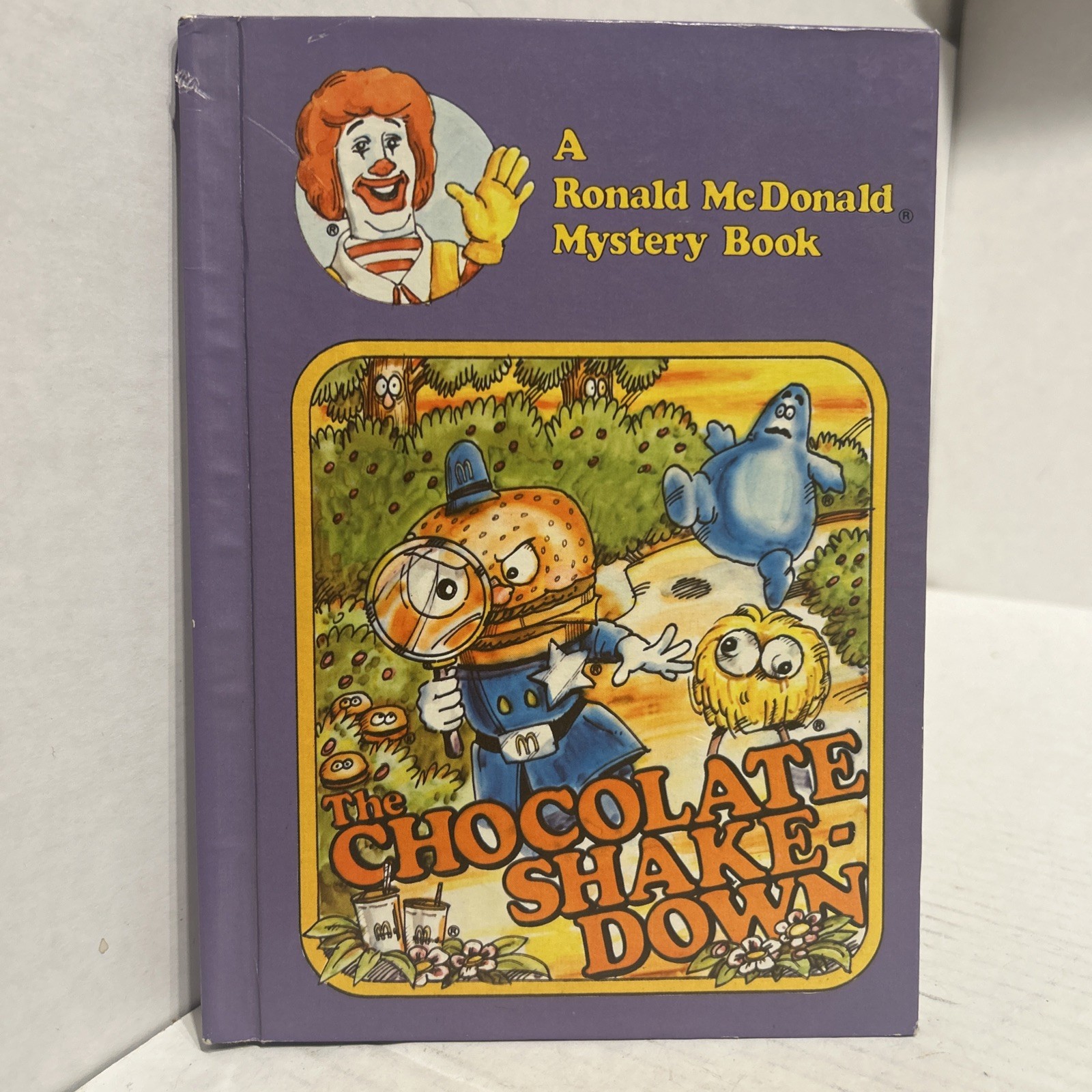 Vintage 1976 McDonald’s Ronald McDonald Mystery Book Chocolate Shake-Down HC Vintage 1976 McDonald’s Ronald McDonald Mystery Book Chocolate Shake-Down HC