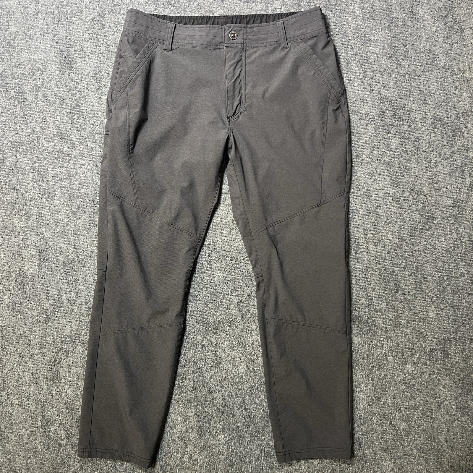 KÜHL Deceptr Mens Gray Hiking Pants Size 36x29 Reg Style 18F #5181
