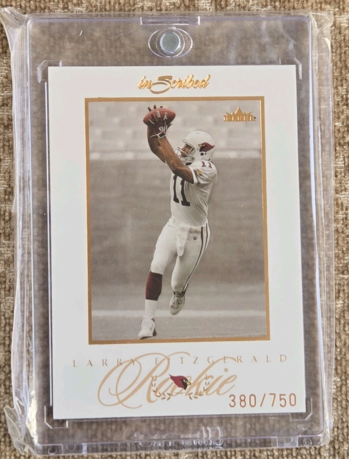 2004 Fleer inScribed Rookie /750 Larry Fitzgerald #77 Rookie RC HOF g5i