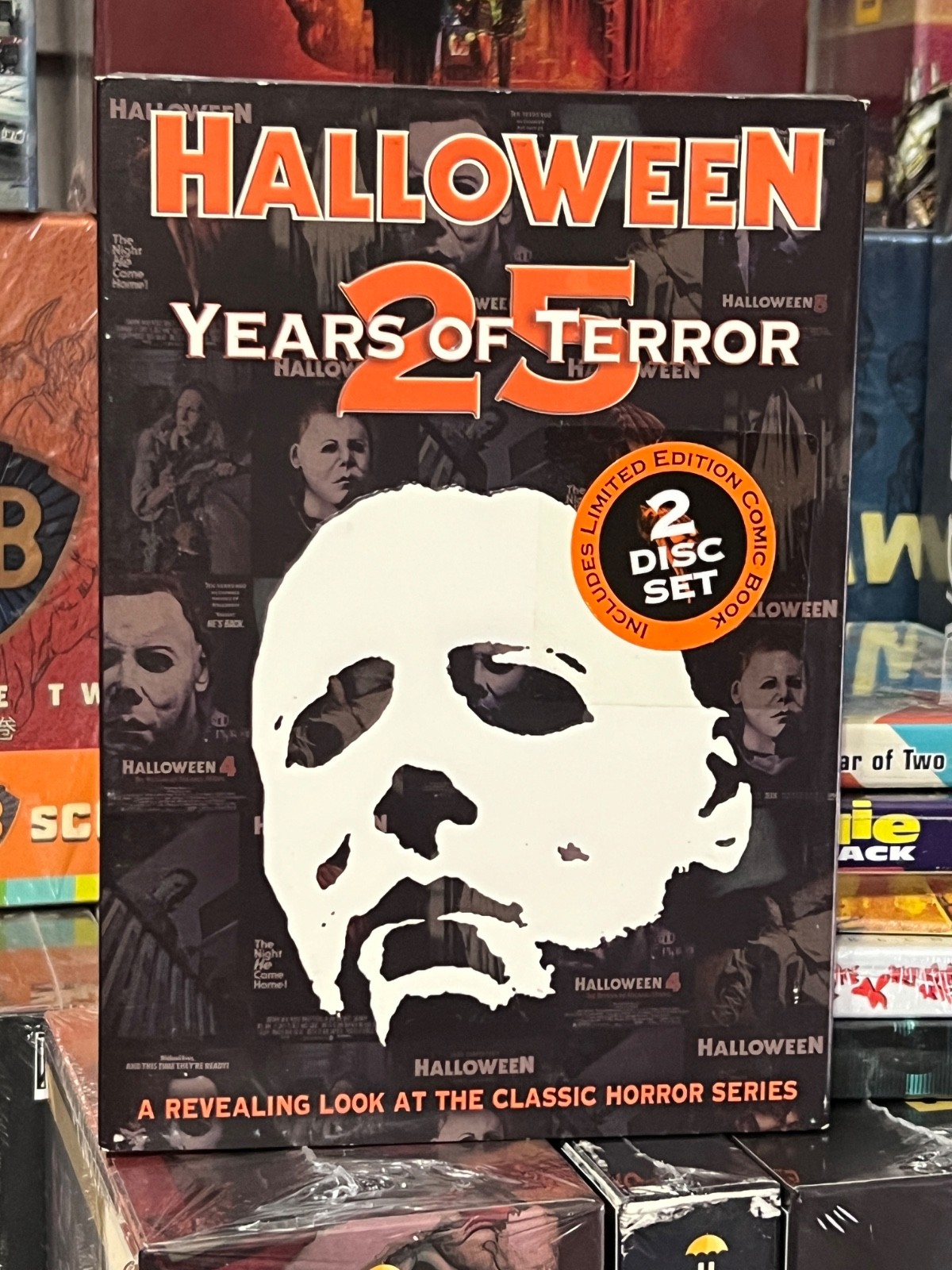 Halloween 25 Years Of Terror (DVD) Limited Comic Book SLIP BOX 2-DISC SET NEW