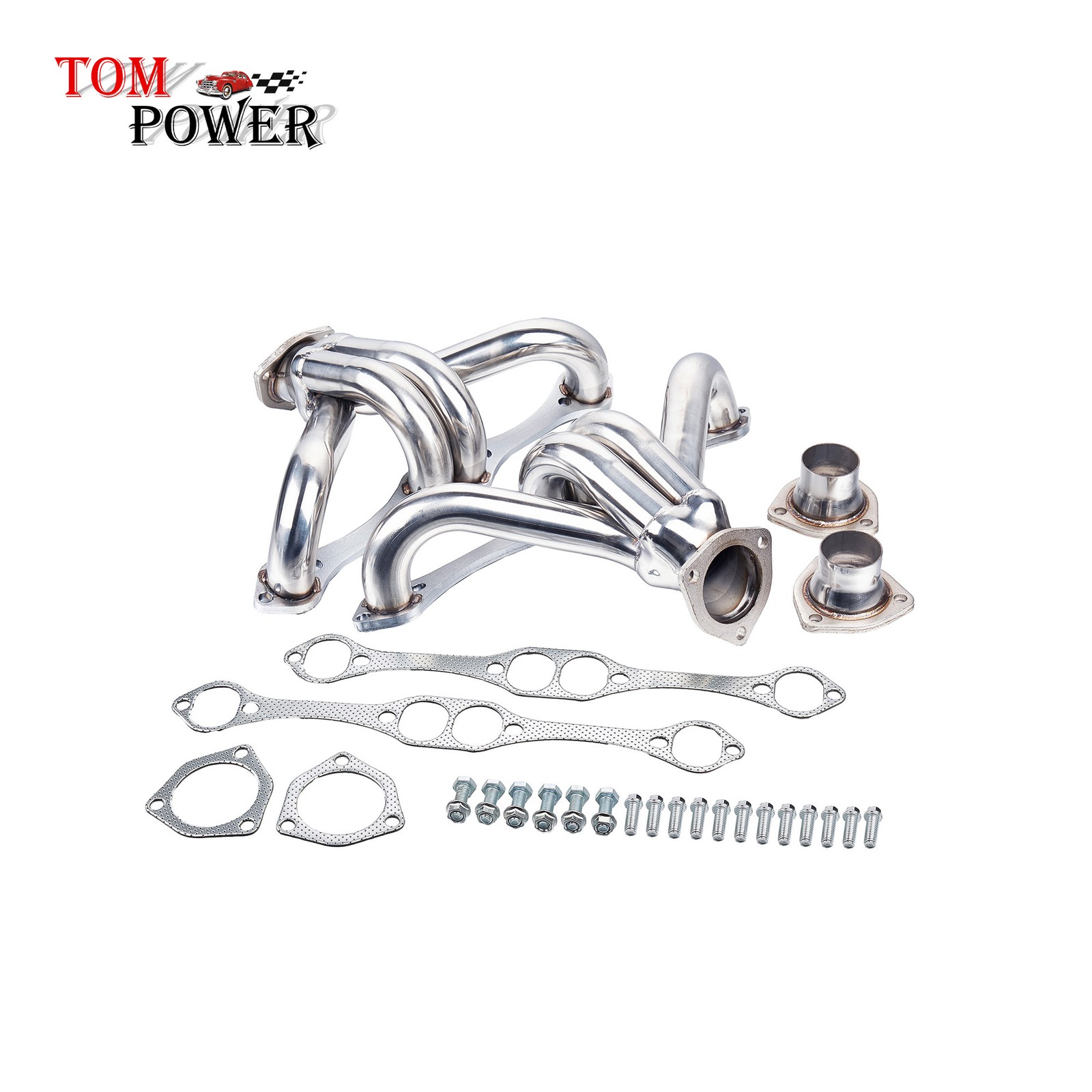 Stainless Steel Shorty Exhaust Headers For Chevy SBC Small Block V8 283 305 350