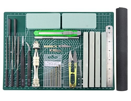 BXQINLENX Professional 25 PCS Gundam Model Tools Kit Modeler Basic Tools Craft BXQINLENX Professional 25 PCS Gundam Model Tools Kit Modeler Basic Tools Craft