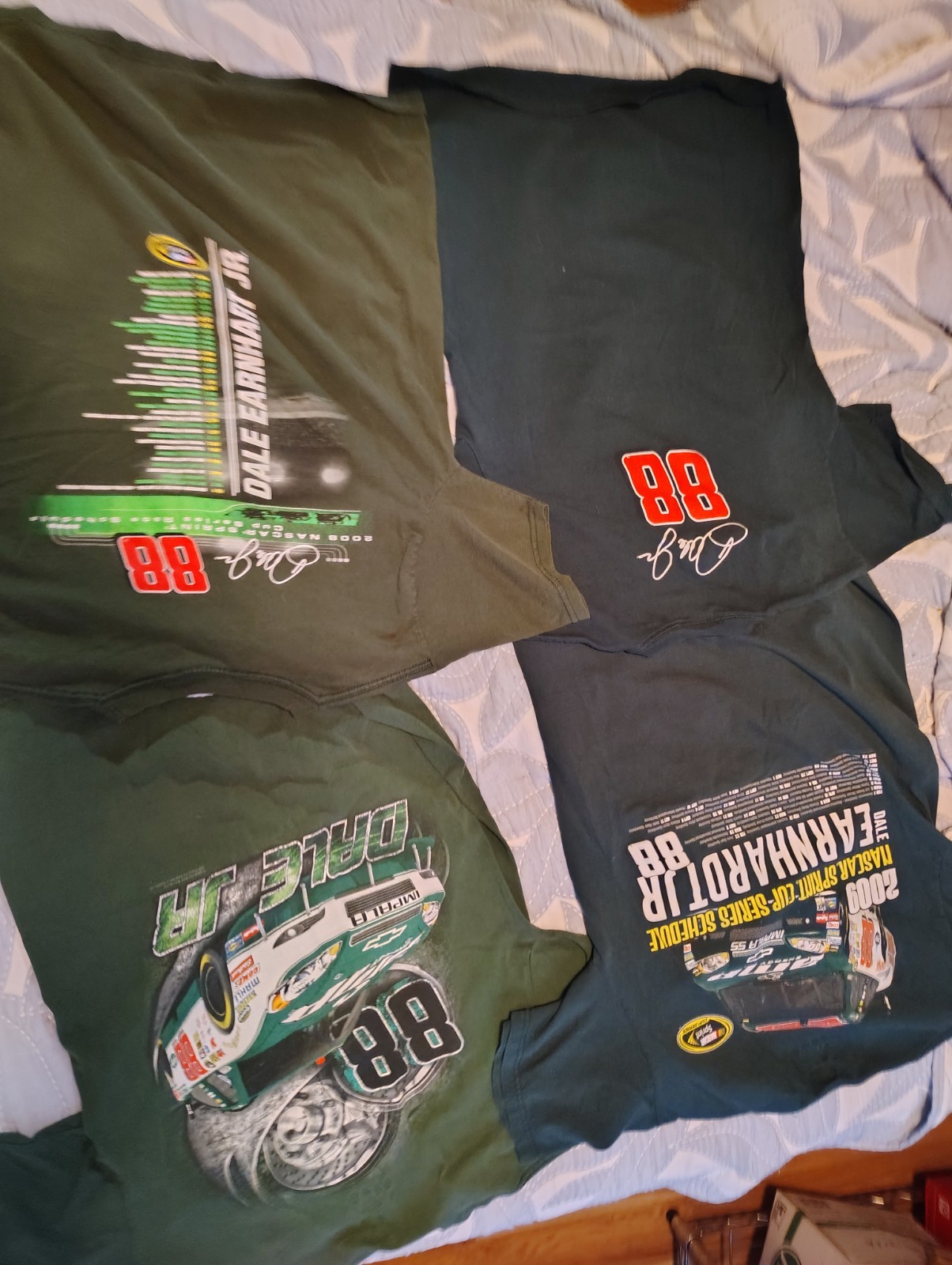 4 NASCAR Dale Earnheart T Shirts