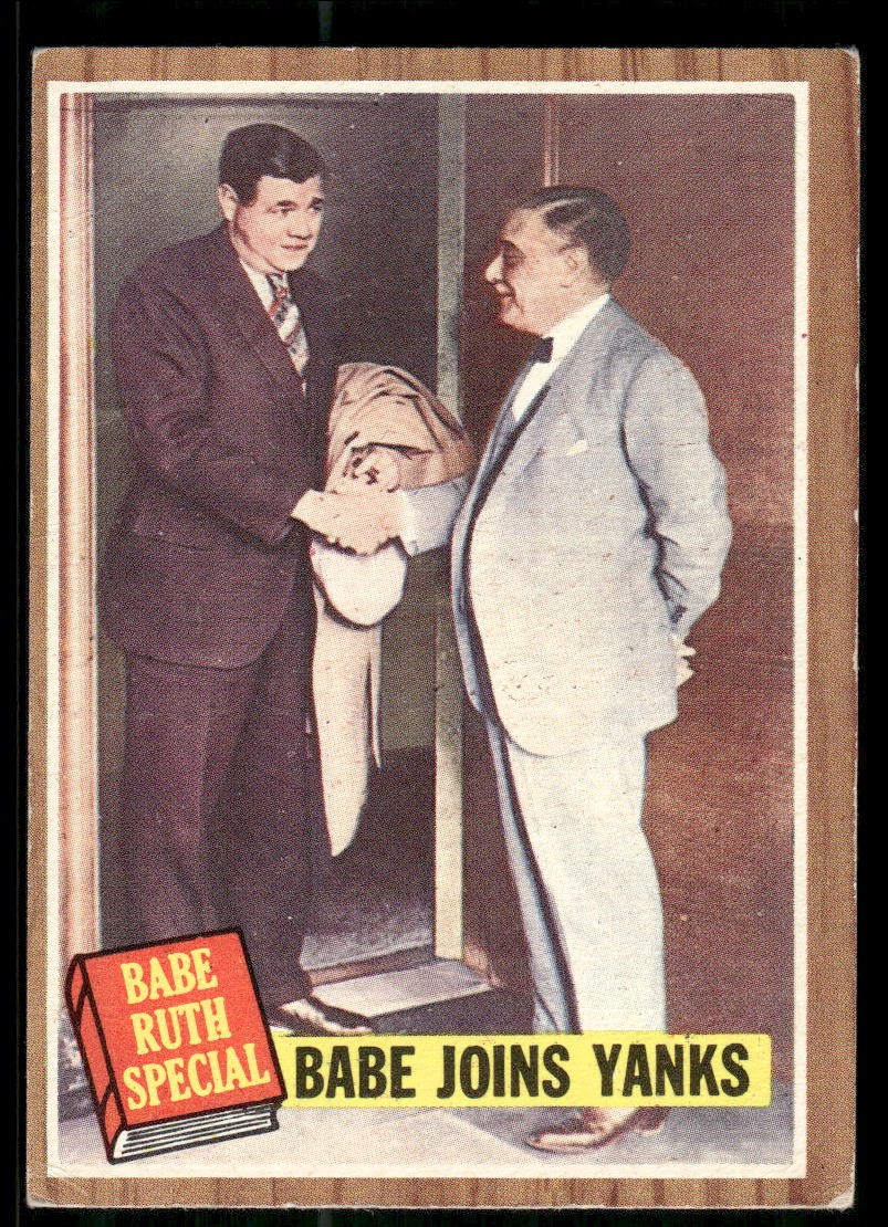 1962 Topps #136a Babe Joins the Yanks 1962 Topps #136a Babe Joins the Yanks