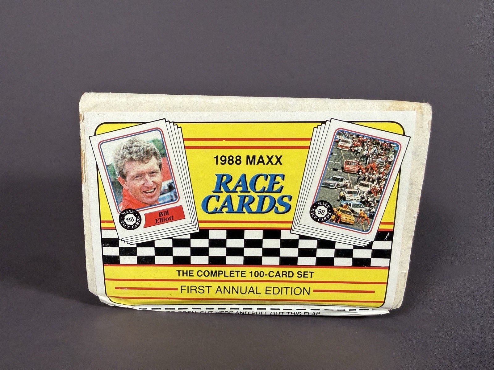 1988 MAXX Race Cards First Annual Edition 100 Card Set Sealed Box NASCAR (READ)