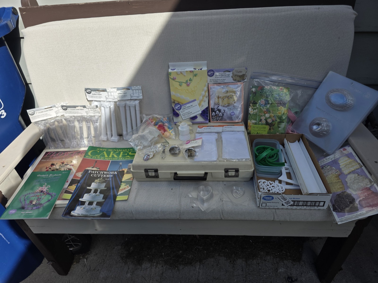 Vintage Wilton Cake decorating Case, Accessories, Books, And Candy Making Molds