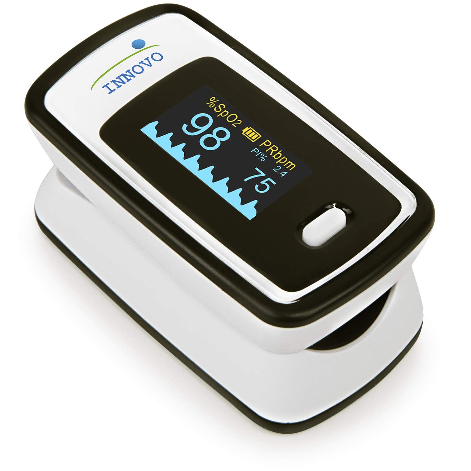 Deluxe Ip900Ap Fingertip Pulse Oximeter Blood Oxygen Saturation Monitor w