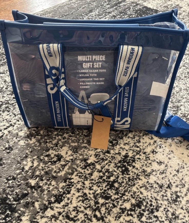 Steve Madden Cobalt Multi Piece Travel Set Steve Madden Cobalt Multi Piece Travel Set