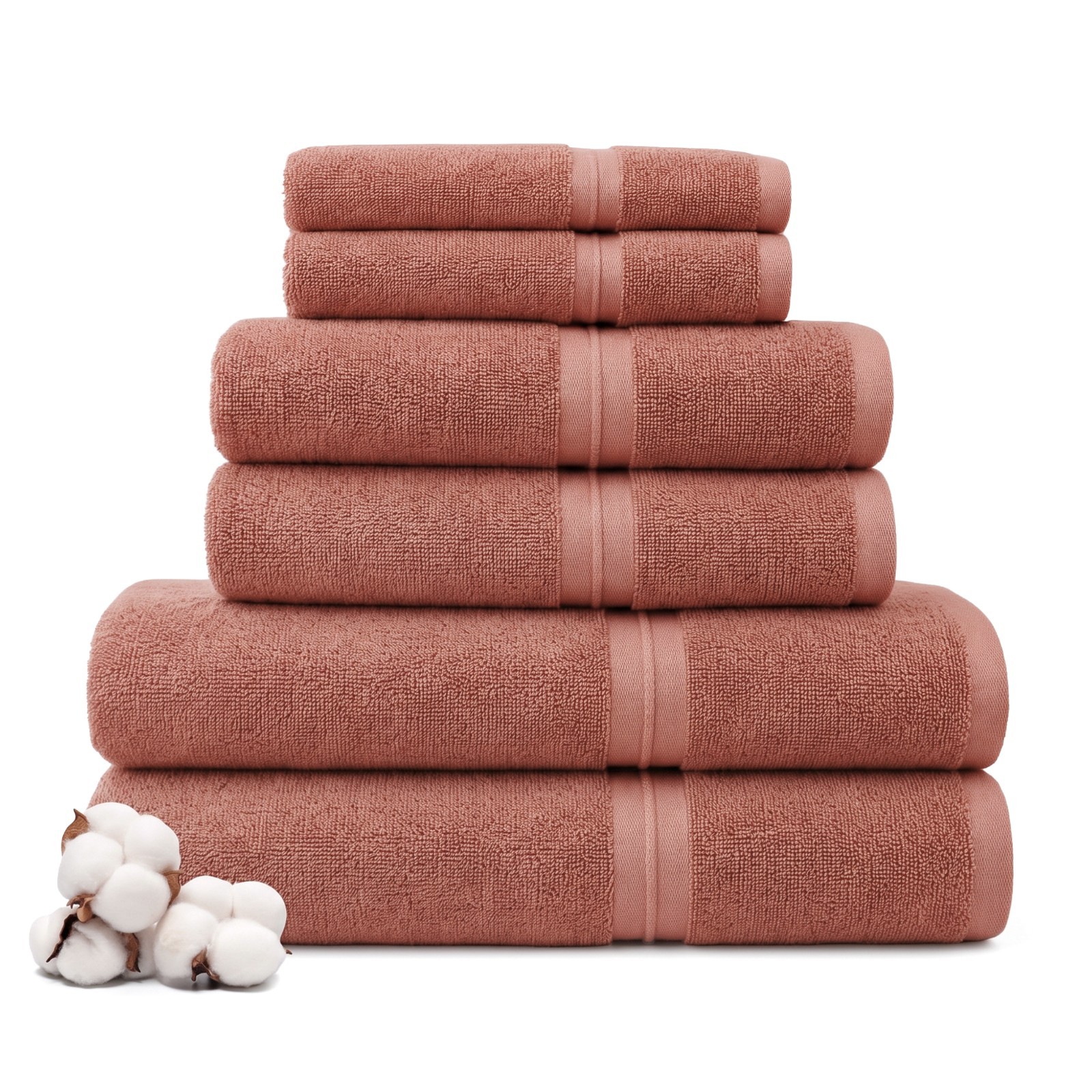 100% Cotton Bath Towel Set 12 18 24 Piece Bath Hand Wash Towels Everyday