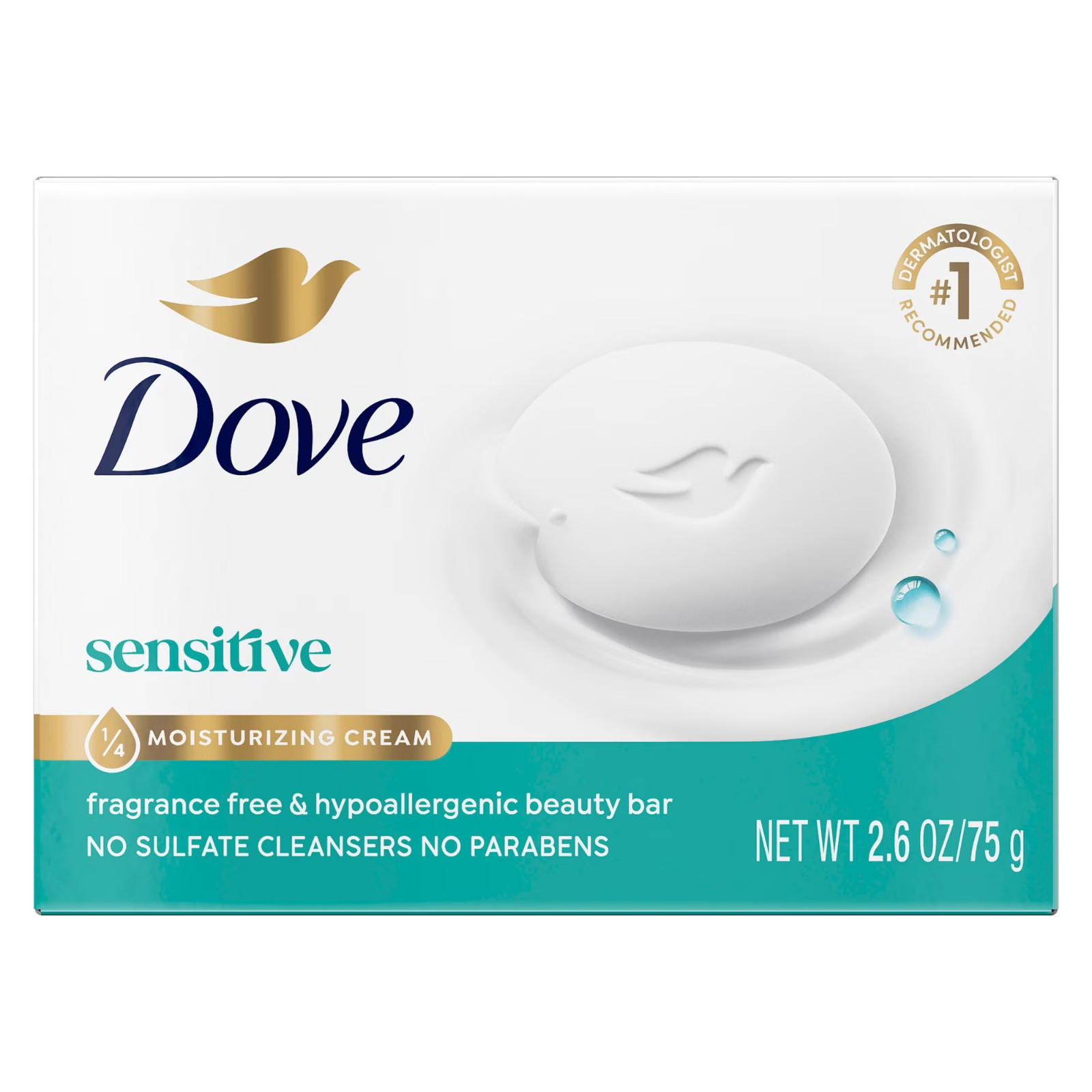 Dove Beauty Bar Soap For Sensitive Skin, Sensitive, Fragrance Free And Hypoaller Dove Beauty Bar Soap For Sensitive Skin, Sensitive, Fragrance Free And Hypoaller