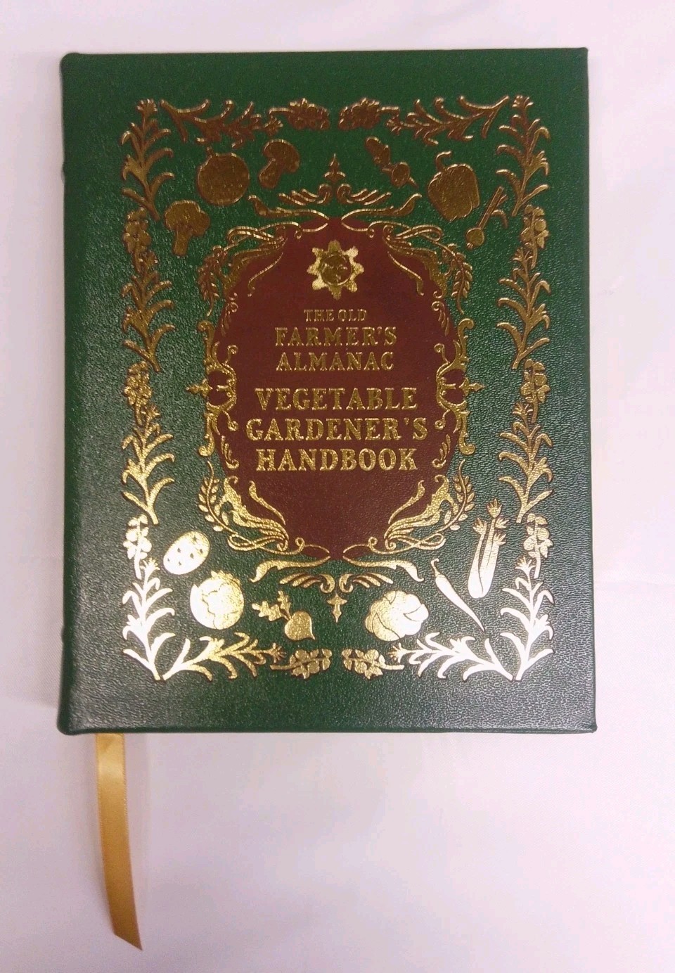 Easton Press Old Farmer\'s Almanac Vegetable Gardener\'s Handbook Leather Bound