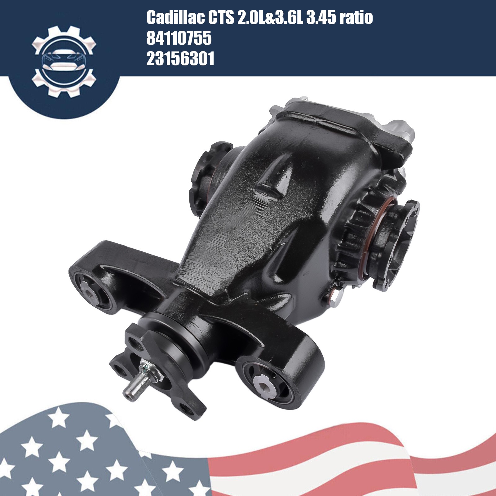 NEW REAR CARRIER DIFFERENTIAL ASSEMBLY FOR CADILLAC CTS 3.45 2014-2015 84110755