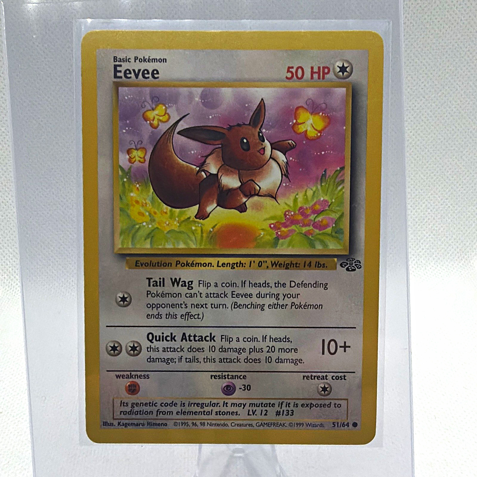 The Pokémon Company Jungle Eevee 51/64 Common Regular English 50 HP Himeno The Pokémon Company Jungle Eevee 51/64 Common Regular English 50 HP Himeno