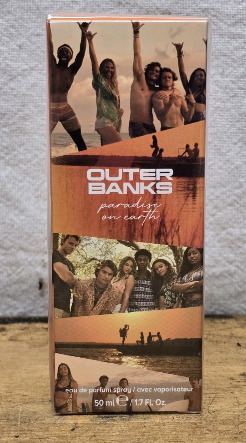 OUTER BANKS Paradise On Earth Perfume Netflix 1.7oz 50ml Womens Mens NEW OUTER BANKS Paradise On Earth Perfume Netflix 1.7oz 50ml Womens Mens NEW