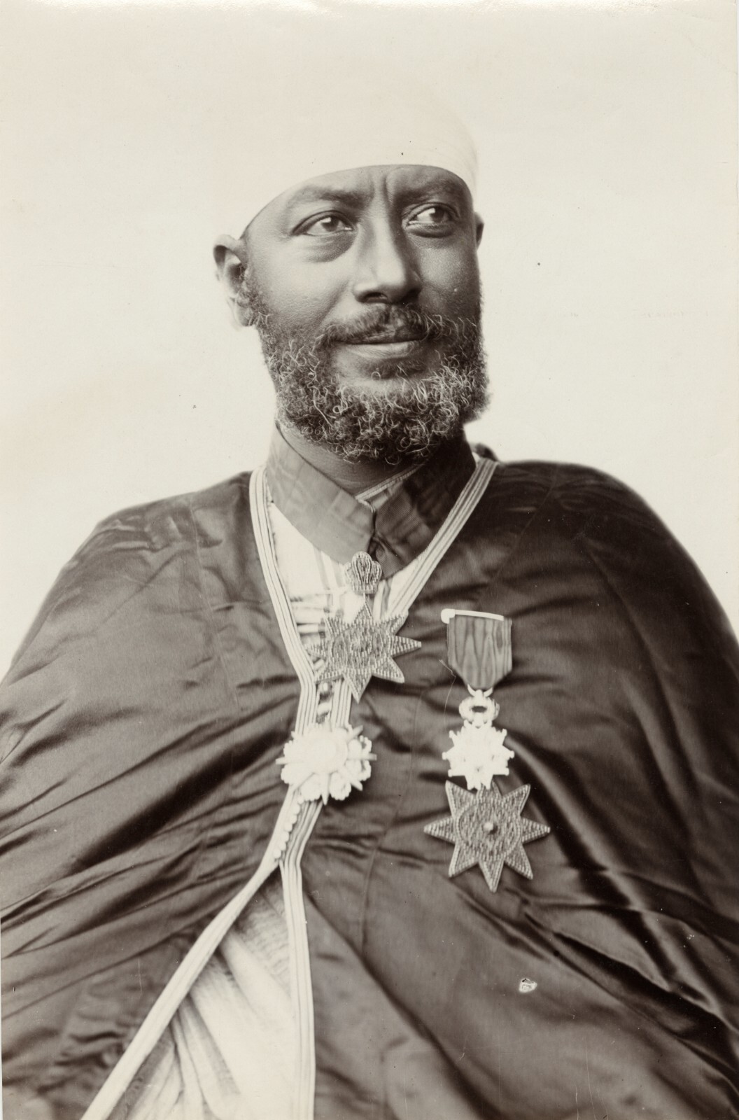 c. 1900 Ethiopian Dignitary Wolde Tzadiq Goshu Photograph