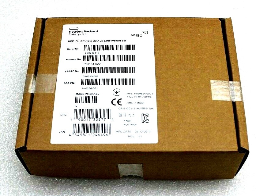P10330-001  Mellanox Nvidia ConnectX-4/5/6 Extension Kit Auxiliary Card MTMK0012
