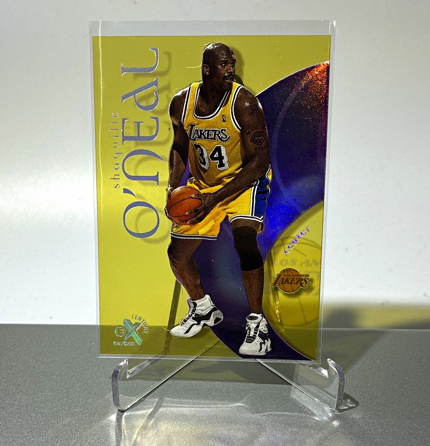 SkyBox 1998-99 E-X Century Shaquille O\'Neal #14 Lakers Insert Card SkyBox 1998-99 E-X Century Shaquille O\'Neal #14 Lakers Insert Card