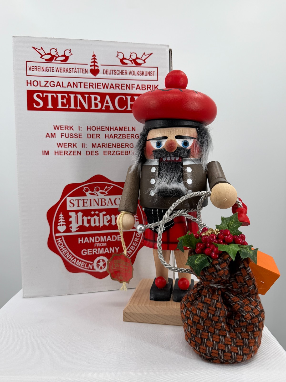 Steinbach TROLL SCOTTISH SANTA Nutcracker S1527 NIB 12 Steinbach TROLL SCOTTISH SANTA Nutcracker S1527 NIB 12